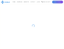 Tablet Screenshot of hublix.com
